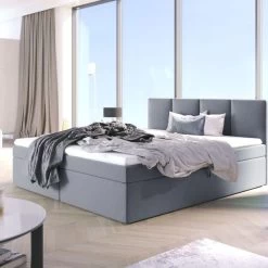 Boxspringbett STAR Mit Bonell-Matratze + Topper Mit 2 Bettkästen, Doppelbett -Möbelhaus 487967037