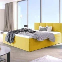 Boxspringbett STAR Mit Bonell-Matratze + Topper Mit 2 Bettkästen, Doppelbett -Möbelhaus 487967039