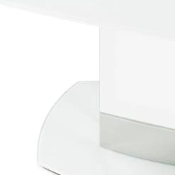 Esstisch "JACKSON" Tisch Ausziehtisch Glas Weiß Oval 130-190cm -Möbelhaus 488606139