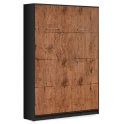 Schrankbett Wandbett Klappbett Vertikal VB 90x200 Eiche Lancelot Kommode -Möbelhaus 488868760