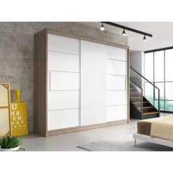 Schrank Kleiderschrank Mehrzweckschrank Garderobenschrank Malba 250 -Möbelhaus 491296236