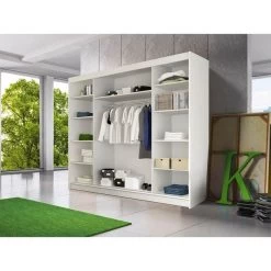 Schrank Kleiderschrank Mehrzweckschrank Garderobenschrank Malba 250 -Möbelhaus 491297648