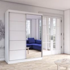 Schwebetürenschrank Schrank Kleiderschrank Mehrzweckschrank Mista 05 150 -Möbelhaus 491338138