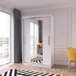 Schwebetürenschrank Kleiderschrank Mehrzweckschrank Schrank Leomi 01 120