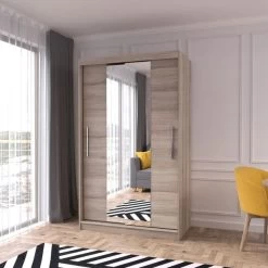 Schwebetürenschrank Kleiderschrank Mehrzweckschrank Schrank Leomi 01 120 -Möbelhaus 491492239