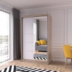 Mehrzweckschrank Schrank Kleiderschrank Garderobenschrank Leomi 05 120 -Möbelhaus 491494386