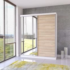 Schwebetürenschrank Schrank Kleiderschrank Mehrzweckschrank Mella 03 180 18 Schwebetürenschrank Schrank Kleiderschrank Mehrzweckschrank Mella 03 180 -Möbelhaus 491513300