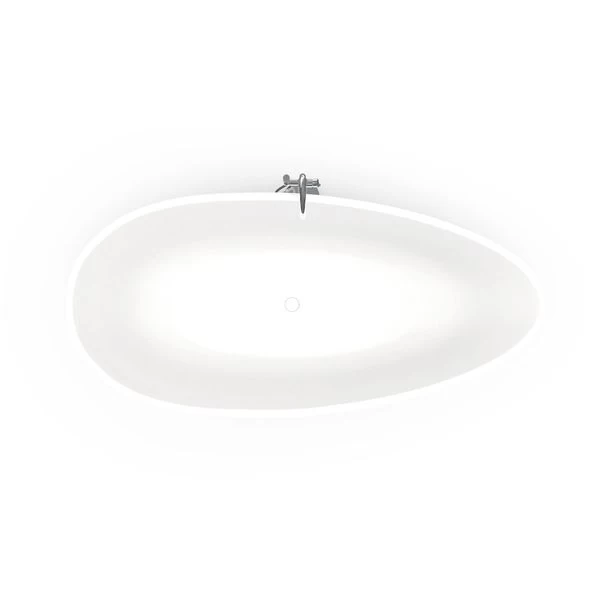 Freistehende Badewanne 180 Gussmarmor Mineralguss Solid Stone Standbadewanne Matt 7 Freistehende Badewanne 180 Gussmarmor Mineralguss Solid Stone Standbadewanne Matt – Bild 5