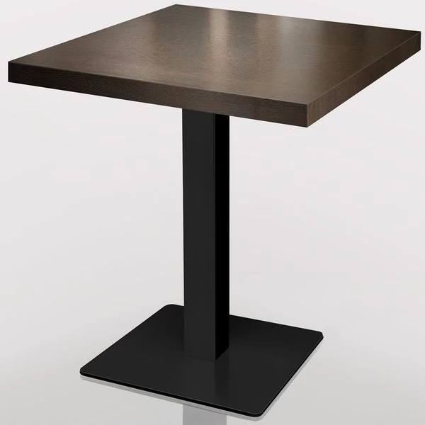 MADRID | Bistrotisch | 60x60cm | Wenge | Gastrotisch, Restauranttisch, Kneipentisch 3 MADRID | Bistrotisch | 60x60cm | Wenge | Gastrotisch, Restauranttisch, Kneipentisch