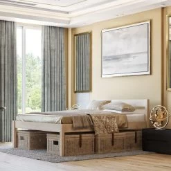 Seniorenbett Triin Anu 55 Cm Hoch Hohes Kopfteil Holzbett Stabiles Bett Für Senioren -Möbelhaus 497861378