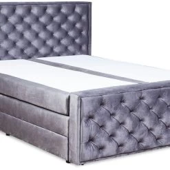 Boxspringbett BELLA 140/160/180/200x200 Mit 2 Bettkasten Matratze + Topper -Möbelhaus 498021709