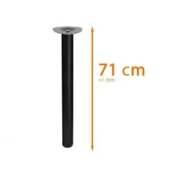 Tischbein 1 Stück Möbelfuss Verstellbar Ø60mm 71cm/ 82cm/ 110cm + / - 3cm -Möbelhaus 500426817