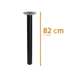 Tischbein 1 Stück Möbelfuss Verstellbar Ø60mm 71cm/ 82cm/ 110cm + / - 3cm -Möbelhaus 500426819