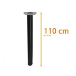 Tischbein 1 Stück Möbelfuss Verstellbar Ø60mm 71cm/ 82cm/ 110cm + / - 3cm -Möbelhaus 500426821