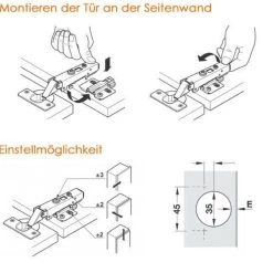 Türscharniere Softclose Scharnier Federscharniere Schrank Dämpfer Häfele Metalla 15 Türscharniere Softclose Scharnier Federscharniere Schrank Dämpfer Häfele Metalla -Möbelhaus 500426916
