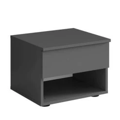 Komplett Schlafzimmer Set Finyo Mit LED Bett, Schrank Mit Spiegel, 2 X Nako 18 Komplett Schlafzimmer Set Finyo Mit LED Bett, Schrank Mit Spiegel, 2 X Nako -Möbelhaus 500731755