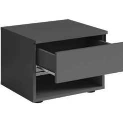 Komplett Schlafzimmer Set Finyo Mit LED Bett, Schrank Mit Spiegel, 2 X Nako 19 Komplett Schlafzimmer Set Finyo Mit LED Bett, Schrank Mit Spiegel, 2 X Nako -Möbelhaus 500731760