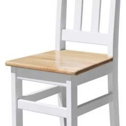 Stuhl Massiv Kiefer Holz -NEU Weiss Restaurantstuhl Hotelstuhl Verschiedene Farben