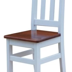 Stuhl Massiv Kiefer Holz -NEU Weiss Restaurantstuhl Hotelstuhl Verschiedene Farben -Möbelhaus 500960241