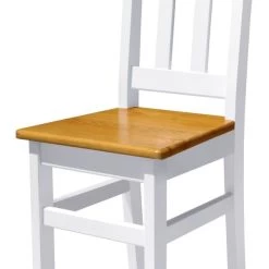 Stuhl Massiv Kiefer Holz -NEU Weiss Restaurantstuhl Hotelstuhl Verschiedene Farben -Möbelhaus 500960246