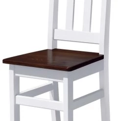 Stuhl Massiv Kiefer Holz -NEU Weiss Restaurantstuhl Hotelstuhl Verschiedene Farben -Möbelhaus 500960247