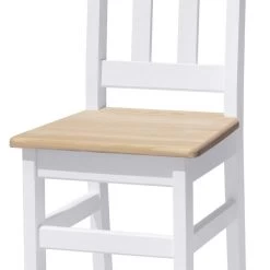 Stuhl Massiv Kiefer Holz -NEU Weiss Restaurantstuhl Hotelstuhl Verschiedene Farben -Möbelhaus 500960249