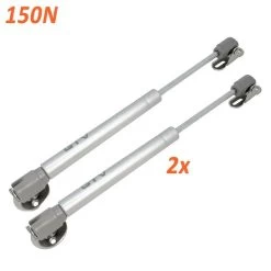 2X GTV Gasdruckfeder Gasfeder Dämpfer Klappenbeschlag Kompressionsfeder 60-150N -Möbelhaus 501033605