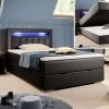 Boxspringbett Mila Mit Bettkasten LED USB Und Farbauwahl 120 X 200 Cm NEU! -Möbelhaus 501128356