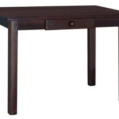 Esstisch Küchentisch Speisetisch Tisch Kiefer Nuss Farbe Mit Schublade