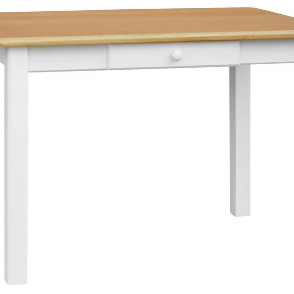 Esstisch Küchentisch Speisetisch Tisch Kiefer Weiss Farbe Alder Schublade 3 Esstisch Küchentisch Speisetisch Tisch Kiefer Weiss Farbe Alder Schublade