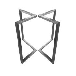 V-Tischkufe MTV 720 Mm Edelstahl Tischgestell Rahmentisch Kufengestell