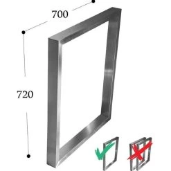 Couchtisch Kufengestell MT 720mm Tischgestell Edelstahl 40x20 Tischkufe-1Paar/1 Stück 21 Couchtisch Kufengestell MT 720mm Tischgestell Edelstahl 40x20 Tischkufe-1Paar/1 Stück -Möbelhaus 502974149