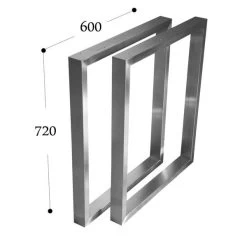 Couchtisch Kufengestell MT 720mm Tischgestell Edelstahl 40x20 Tischkufe-1Paar/1 Stück 15 Couchtisch Kufengestell MT 720mm Tischgestell Edelstahl 40x20 Tischkufe-1Paar/1 Stück -Möbelhaus 502974159