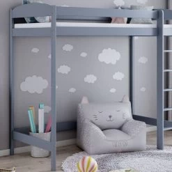 Hochbett Antresola Jugendbett Kinderbett Luca 100% Massivholz -Möbelhaus 504845092