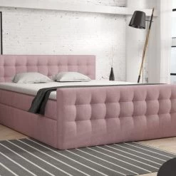 Boxspringbett Schlafzimmerbett Pumikas LUX Mit Bettkästen Bonell-Matratze Und Topper -Möbelhaus 505175803 1