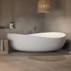 Freistehende Badewanne 180 Gussmarmor Mineralguss Solid Surface Standbadewanne Matt 1 Freistehende Badewanne 180 Gussmarmor Mineralguss Solid Surface Standbadewanne Matt -Möbelhaus 506507700