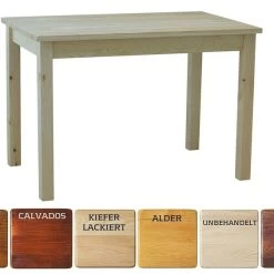 Esstisch Küchentisch Tisch Kiefer Massiv Restaurant Tische Neu Unbehandelt