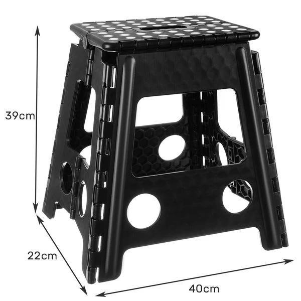 Klapphocker Sitzhocker Kunststoff 39cm Tritthocker Badhocker Bis 100 Kg 18595 4 Klapphocker Sitzhocker Kunststoff 39cm Tritthocker Badhocker Bis 100 Kg 18595 – Bild 2