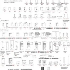 Küche, Schränke, Küchenzeile Erweiterbar Sand Beige Schwarz Weiss MDF Fronten -Möbelhaus 510373761