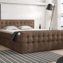 Boxspringbett Schlafzimmerbett Pumikas LUX Mit Bettkästen Bonell-Matratze Und Topper -Möbelhaus 511349552 1