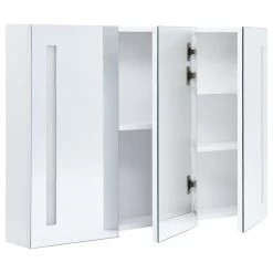VidaXL LED-Bad-Spiegelschrank 89x14x62 Cm -Möbelhaus 513543493
