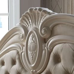 Schlafzimmer Set Nora In Weiß / Beige Barock Design 14 Schlafzimmer Set Nora In Weiß / Beige Barock Design -Möbelhaus 514440595