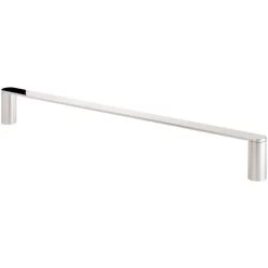 Handtuchhalter BOSTON Rund Länge 600 Mm X Höhe 30 Mm X Tiefe 70 Mm Edelstahl Poliert Schrankhandtuchhalter Tuchhalter Wandmontage Handtuchreling Von SOTECH