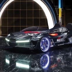 Autobett Moon Aero Mit Polsterung Und LED In Verschiedenen Farben