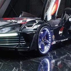 Autobett Moon Aero Mit Polsterung Und LED In Verschiedenen Farben -Möbelhaus 517060470