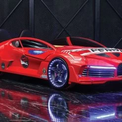 Autobett Moon Aero Mit Polsterung Und LED In Verschiedenen Farben -Möbelhaus 517060486