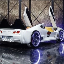 Autobett Moon Aero Mit Polsterung Und LED In Verschiedenen Farben -Möbelhaus 517060626