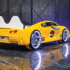 Autobett Moon Aero Mit Polsterung Und LED In Verschiedenen Farben -Möbelhaus 517060742