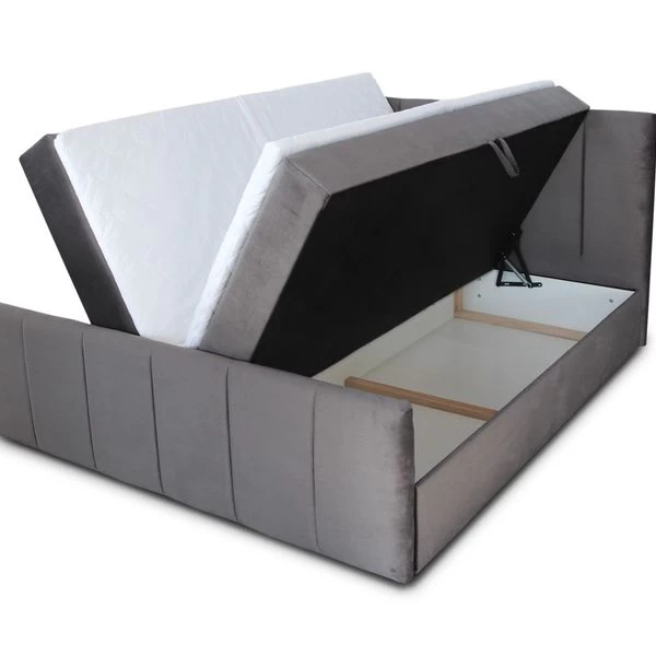 Boxspringbett STAR LUX + 2 Bettkästen, Polsterbett Mit Bonell-Matratze + Topper, Bett 5 Boxspringbett STAR LUX + 2 Bettkästen, Polsterbett Mit Bonell-Matratze + Topper, Bett – Bild 3