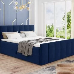 Boxspringbett STAR LUX + 2 Bettkästen, Polsterbett Mit Bonell-Matratze + Topper, Bett 25 Boxspringbett STAR LUX + 2 Bettkästen, Polsterbett Mit Bonell-Matratze + Topper, Bett -Möbelhaus 520228235